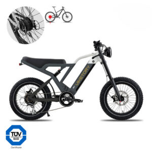 COMMANDO - Fatbike - Gris grafito/Blanco