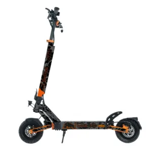 Vinilo Carbon y Naranja Redbull KTM Kukirin G2 Pro