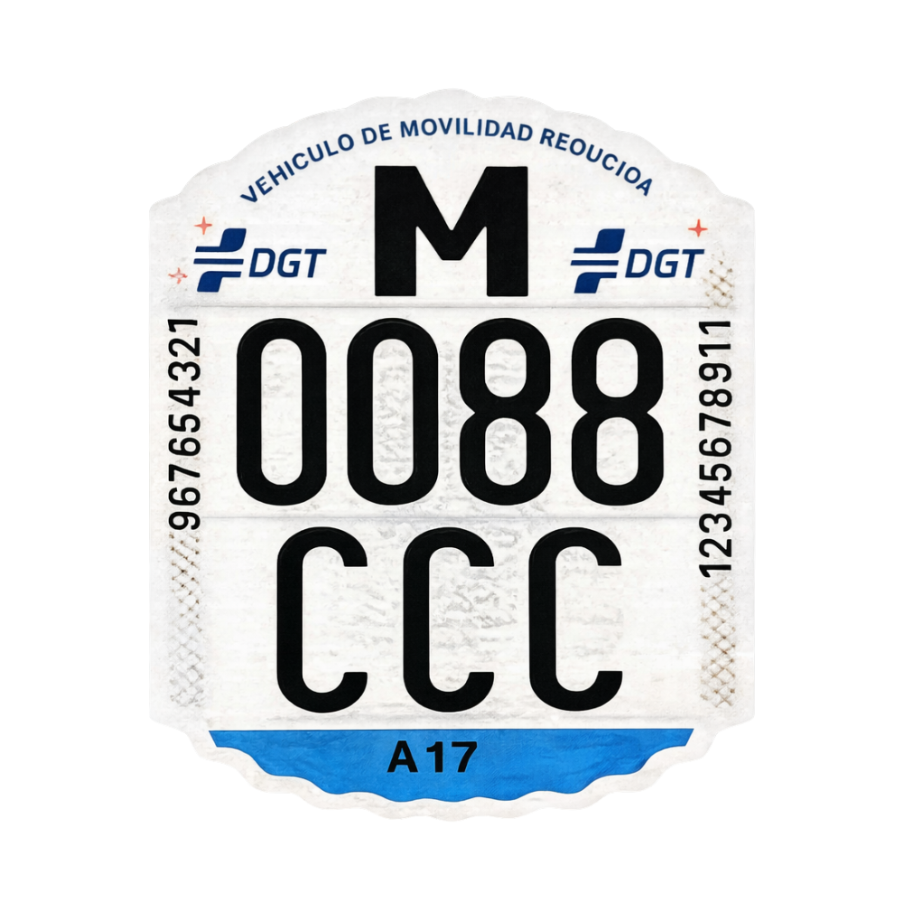 Matrícula Oficial DGT para Patinete Eléctrico