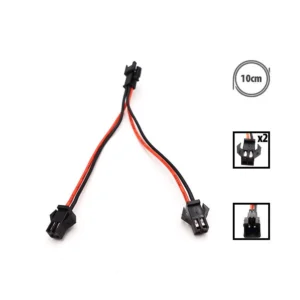 Cable Conector en Y JST 2 Pines para Patinete Eléctrico EY4