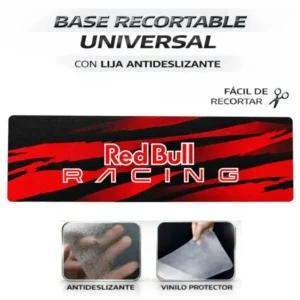 Base antideslizante universal Racing Rojo Negro