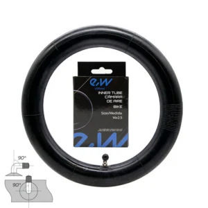 Cámara de aire 12x2,5 válvula curva 90ºx90º