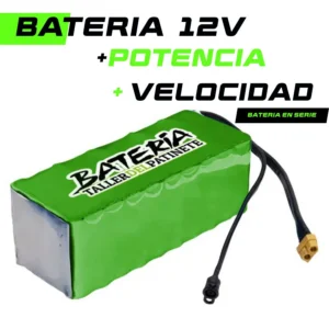 Batería 12V Patinete Eléctrico | Aumenta Velocidad y Potencia