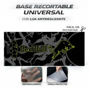 Base antideslizante universal RedBull KTM Negro & Amarillo Carbon