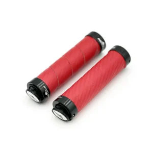 Puños Manguitos Carbono Rojo