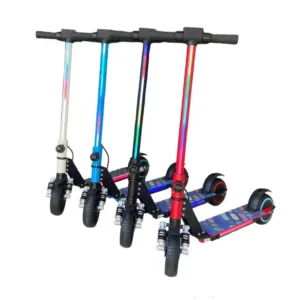 Patinete eléctrico infantil con luces LED