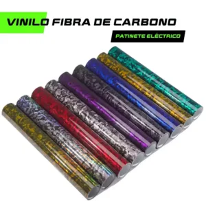 Lámina Wrap Fibra de Carbono Patinete Eléctrico