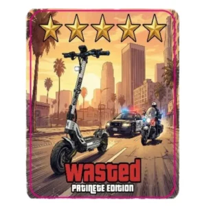 Matrícula Wasted para Patinete Eléctrico