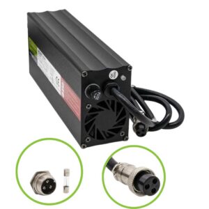 Cargador Rápido para Dualtron Minimotors 60V (salida 66,4v) 6,5A conector GX16