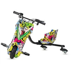 Triciclo drift infantil de 3 ruedas con pantalla LCD 36v