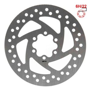 Disco de freno 145 mm 6H Plata