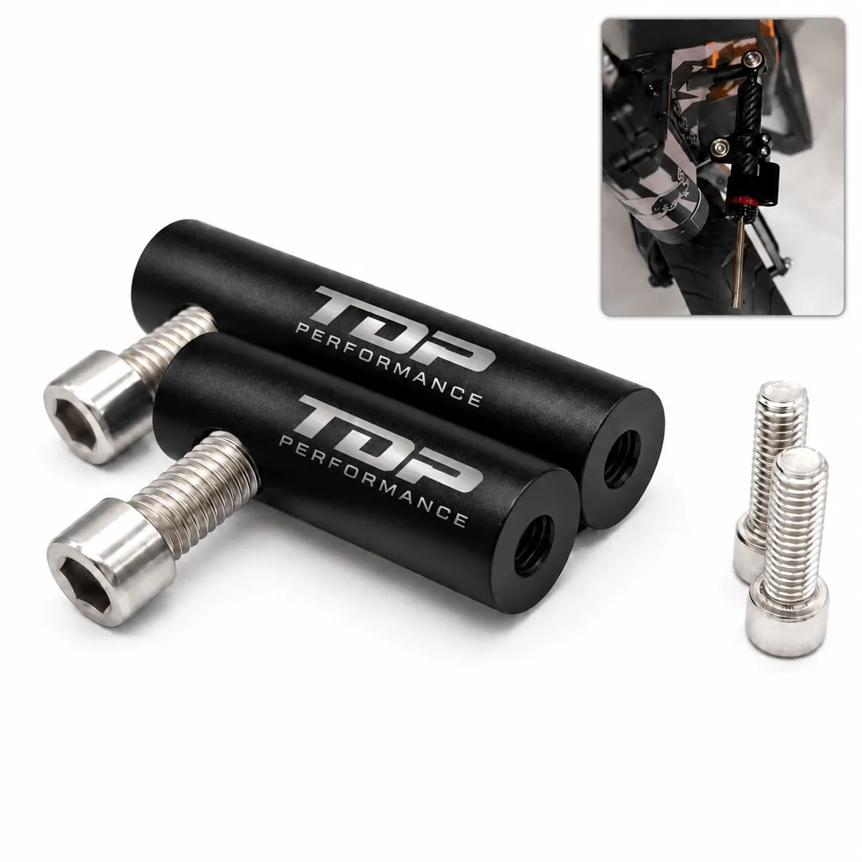 Casquillos Adaptadores para Instalación de Damper de Dirección EcoXtrem
