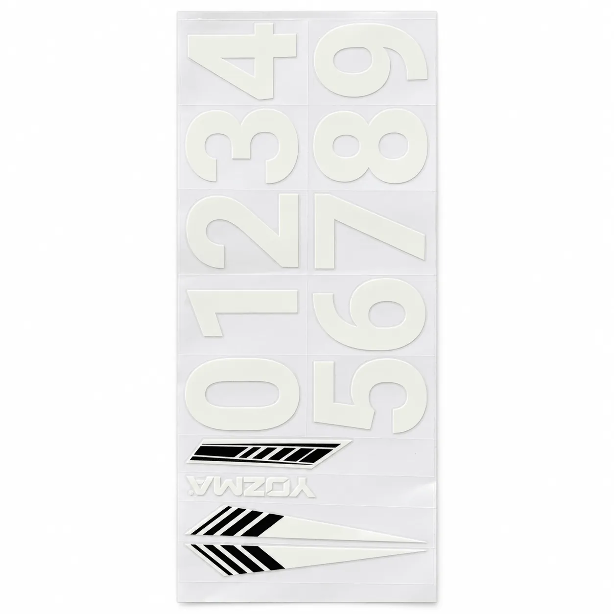 Kit de Adhesivos Decorativos Yozma Números Blancos y Negros