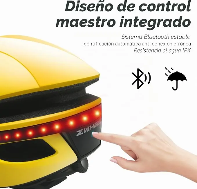 Casco ZWheel Smart Helmet Pro Amarillo Casco ZWheel Smart Helmet Pro Amarillo