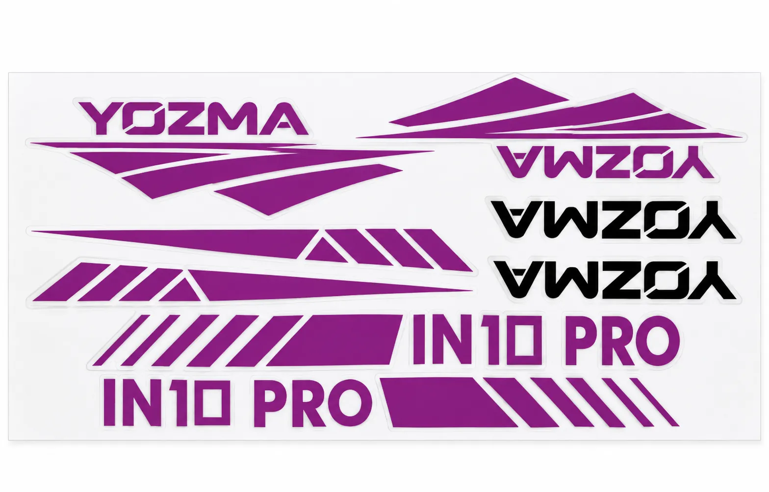Kit de Adhesivos Decorativos Yozma IN10 Pro Morado