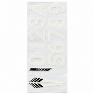Kit de Adhesivos Decorativos Yozma Números Blancos y Negros