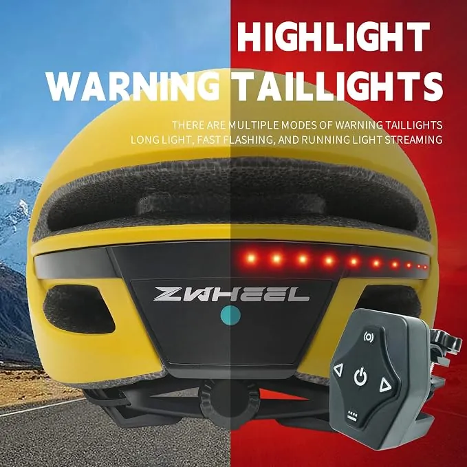 Casco ZWheel Smart Helmet Pro Amarillo Casco ZWheel Smart Helmet Pro Amarillo