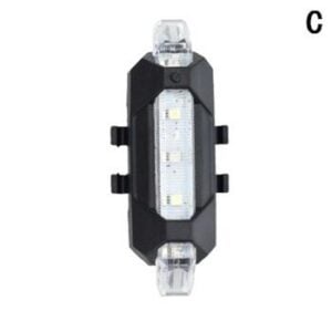 Intermitente luz LED scooter/bicicleta (Blanco)