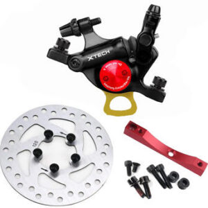 Kit pinza Xtech + soporte rojo + disco 120MM