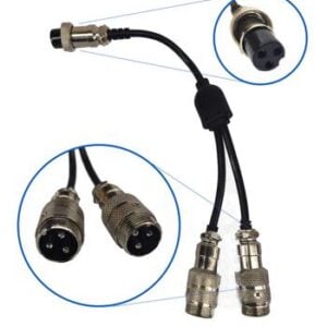 Adaptador 2 tomas de carga para scooter (GX-16 H a 2x GX-16 macho)
