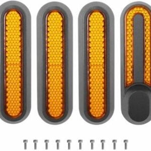 Kit 4pcs embellecedor reflectante Xiaomi Scooter (Amarillo)