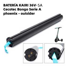 Batería patinete 36V-5A scooter eléctrico compatible con Cecotec Bongo Serie A extraíble