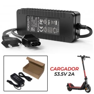Cargador 53.5V-2A compatible con NIU KQi3/KQi3 Pro/KQi3 Max/KQi2/KQi2 Pro/KQi 1/KQi 1 Pro/KQi Air/KQi Air X