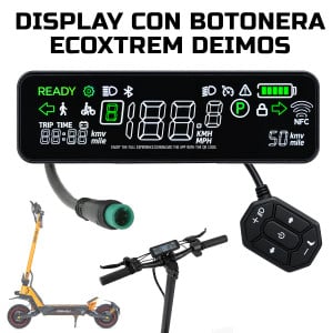 Display con Botonera + 2 Llaves NFC - ECOXTREM Deimos