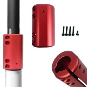 Bloque de cierre fijo para mastil antiholgura compatible con M365/Pro (Rojo)