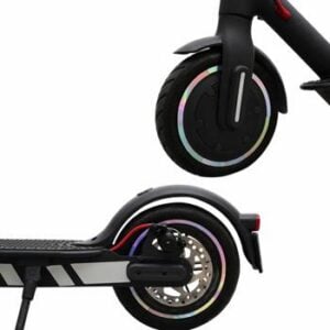 Pegatina rueda/llanta para patinete eléctrico (Cromo)
