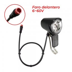 Luz delantera 6~60V 2 pines genérico