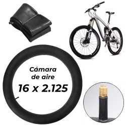 Cámara de aire 16" x 2.125 para bicicleta scooter eléctrico - Aoxin