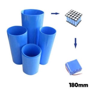 PVC termorretráctil azul para batería (180 mm x 1 m)