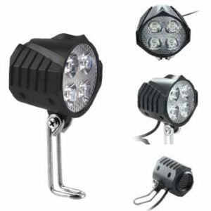 Faro 4 luces LED con bocina, cable 0,95 m
