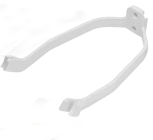 Soporte Guardabarros Trasero Blanco Xiaomi