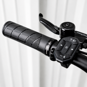 Puños TDP Performance Lock-On negros con abrazadera de aluminio para bicicleta eléctrica y MTB