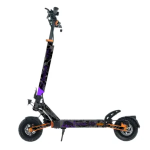 Vinilo Carbon y Morado Redbull KTM Kukirin G2 Pro