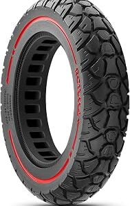 Rueda Maciza 10x2.125 Offroad para Ninebot F20/F30/F40/F65, 10 Pulgadas 250x54 (Slot 36), 1PCS