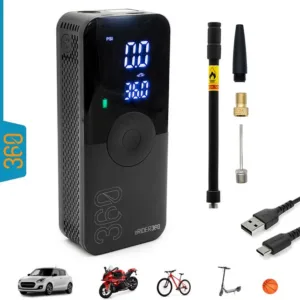 Inflador eléctrico portátil