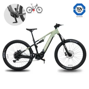 Bicicleta Eléctrica TERRAM 2.0 MTB Verde Sierra / Negro