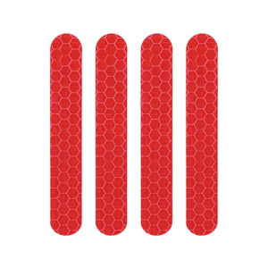 Pegatina Reflectante Rojo Zfox Max 4 PCS 83*13mm