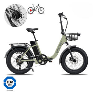 GRANIT - Fatbike plegable - Verde jade