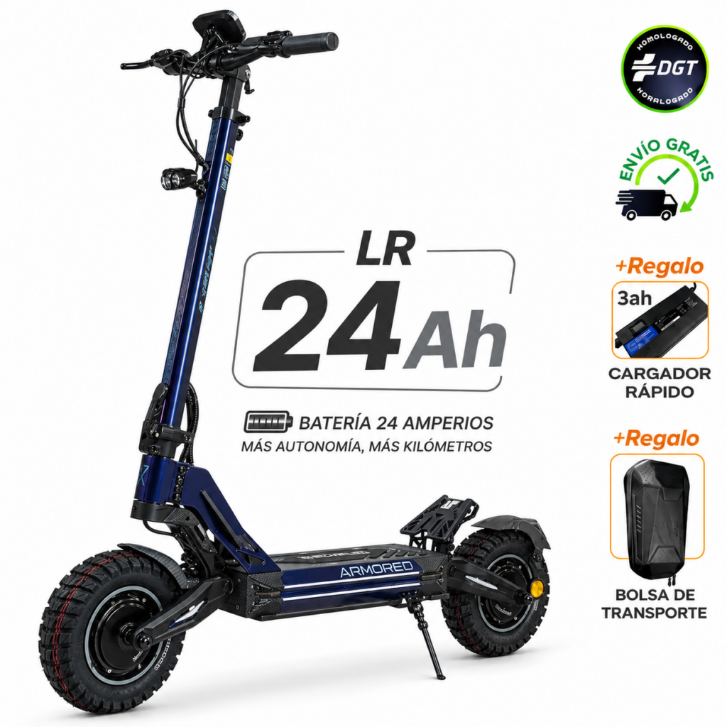 patinete El&eacute;ctrico Ecoxtrem M41 Armored Dual LR