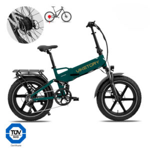 BRAVE - Fatbike plegable - Verde racing