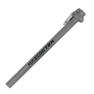 Mástil tubo doble cierre Reckless 630mm + Set de Maneta de Plega Plateado