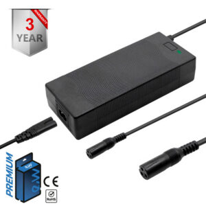 Cargador premium 60v (salida 66,4v) 2A conector Gx16