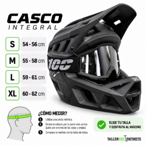 Casco Integral TDP MTB Homologado DGT