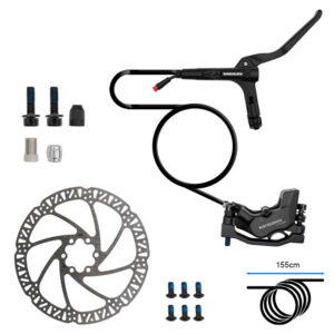 Karasawa Kit freno hidráulico trasero - 4 pistones -1,55m - Disco 180