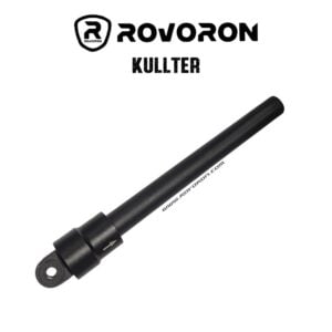 Tubos de Puño del Manillar Negros Rovoron Kullter y Kullter Luxury