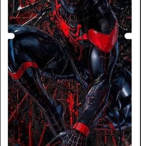 Base Spider-Man Negro y Rojo
